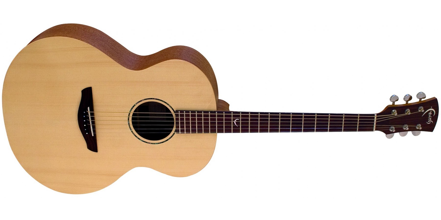 Faith Fkn Naked Neptune Baby Jumbo Acoustic Guitar With Gig Bag