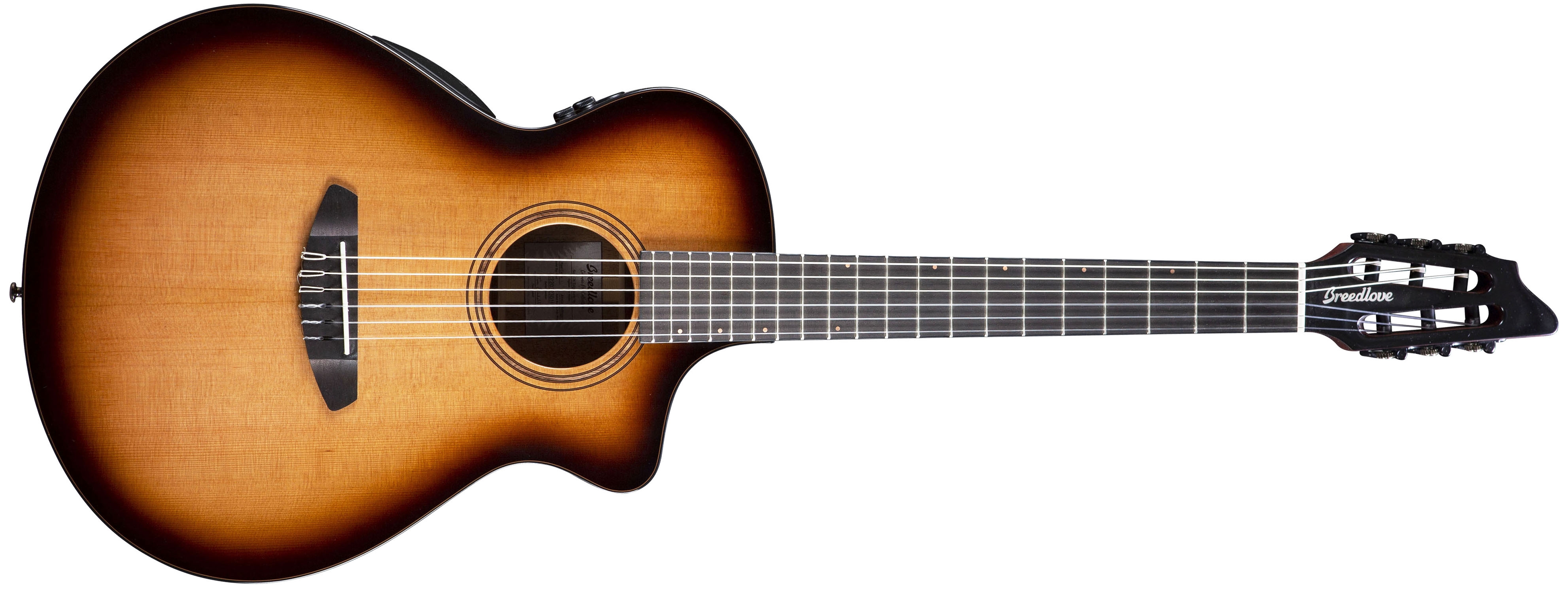 Breedlove Organic Solo Pro Concert Edgeburst Nylon CE Guitar