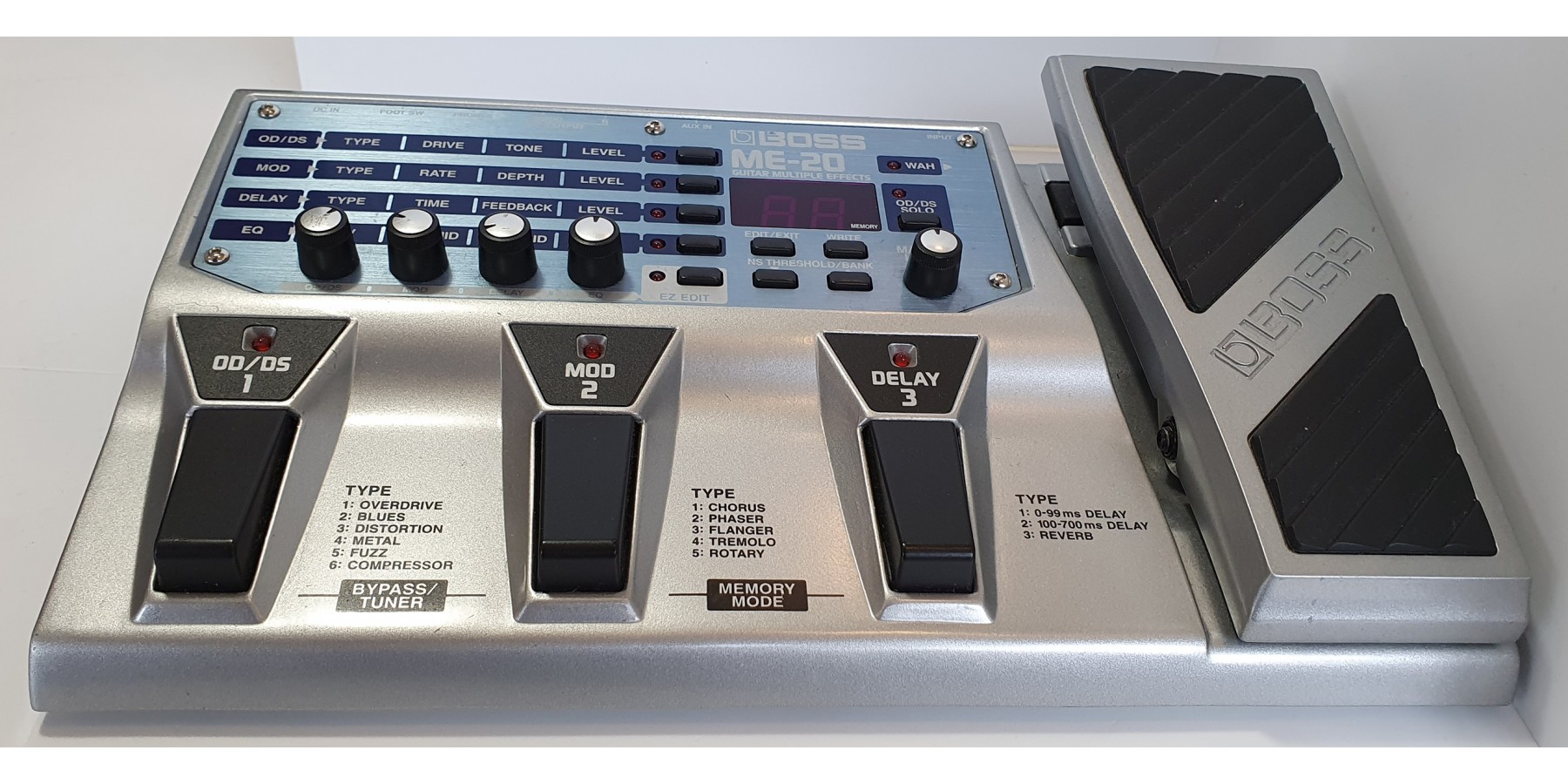 BOSS ME20 Guitar Multiple Effects Pedal (PreOwned) Guitar.co.uk
