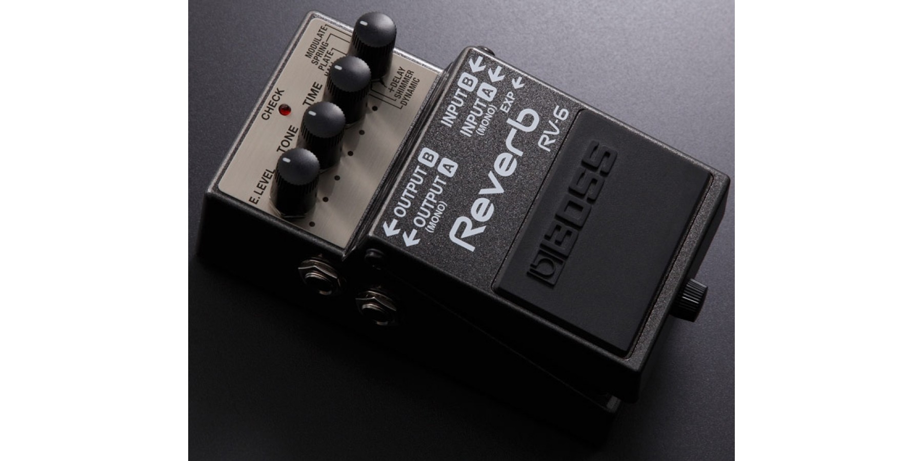 BOSS RV6 Reverb Effects Pedal Guitar.co.uk