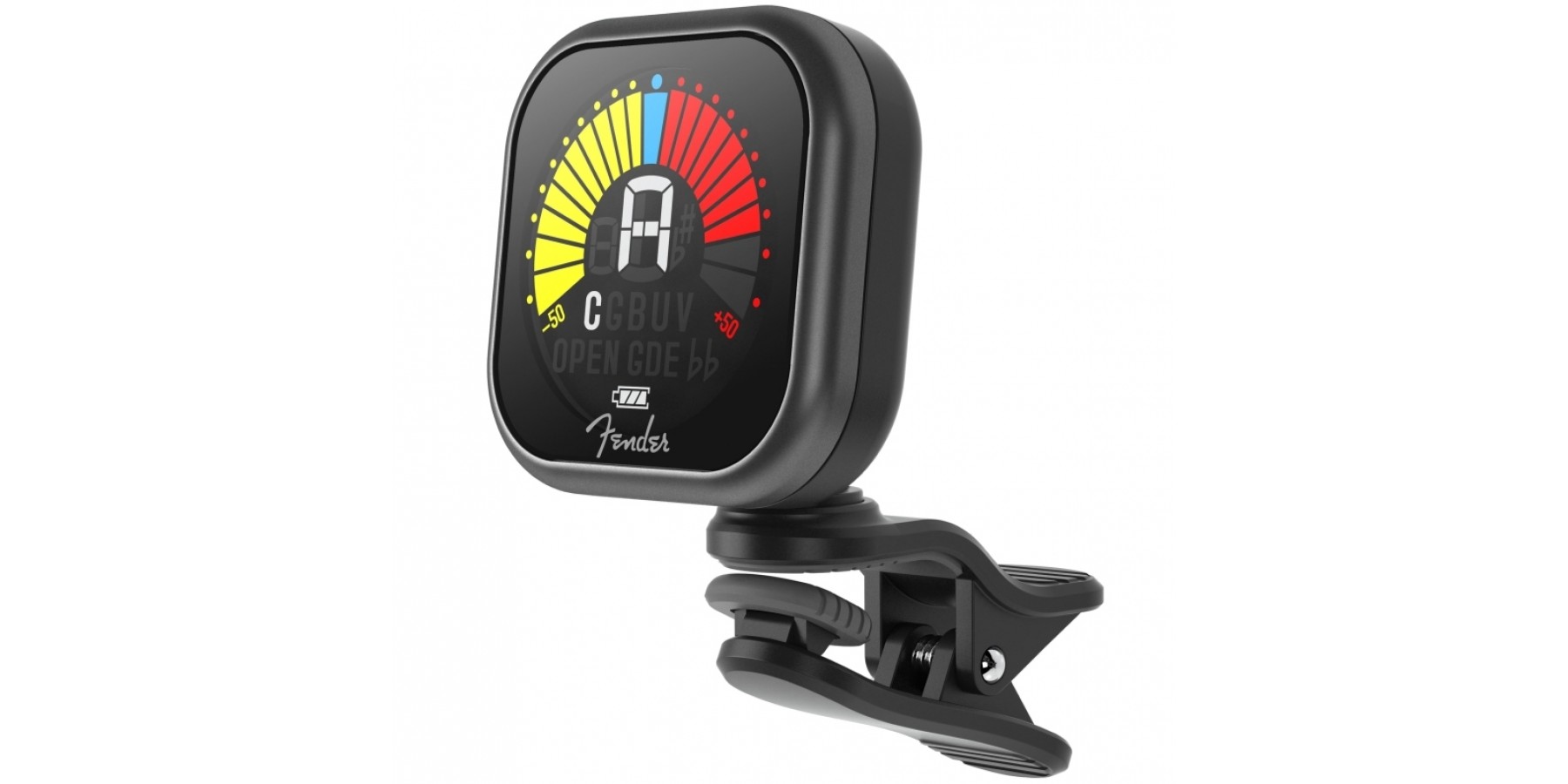 Fender Flash Tuner Rechargeable ClipOn Guitar Tuner Guitar.co.uk