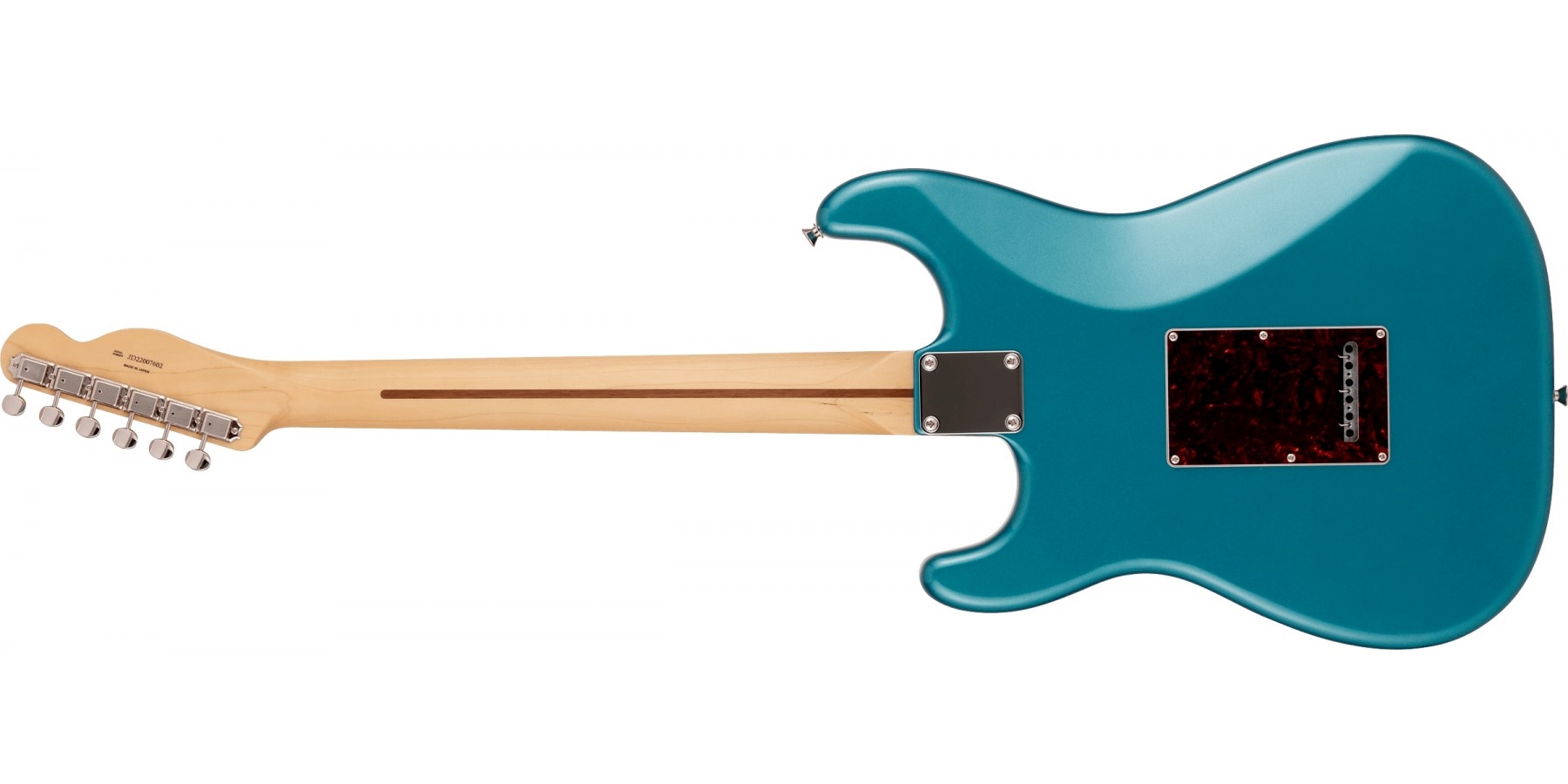 Fender Limited Edition MIJ Hybrid II Stratocaster HSS Reverse Telecaster Headstock Ocean