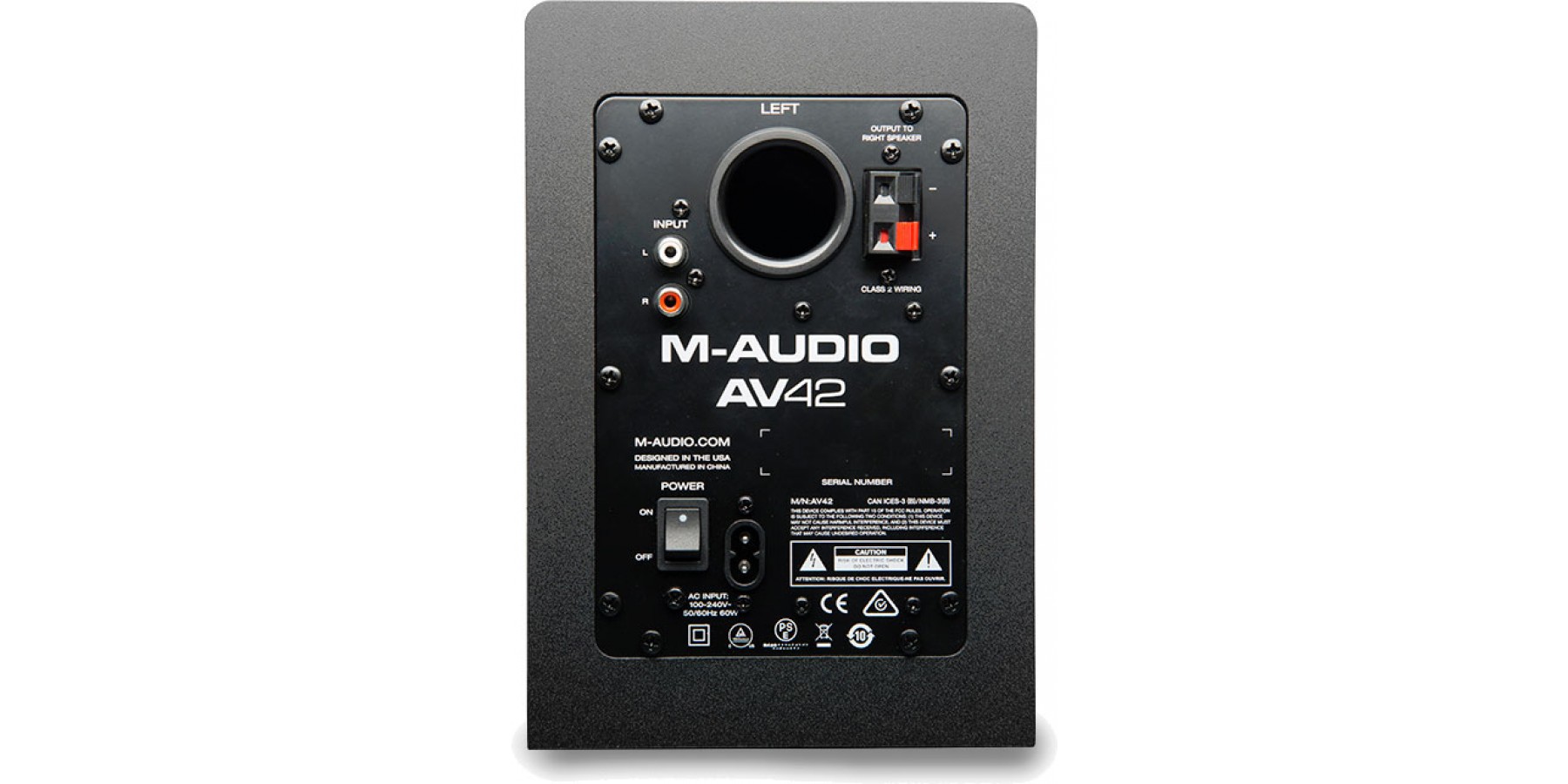 MAudio AV42 Monitor Speakers Guitar.co.uk