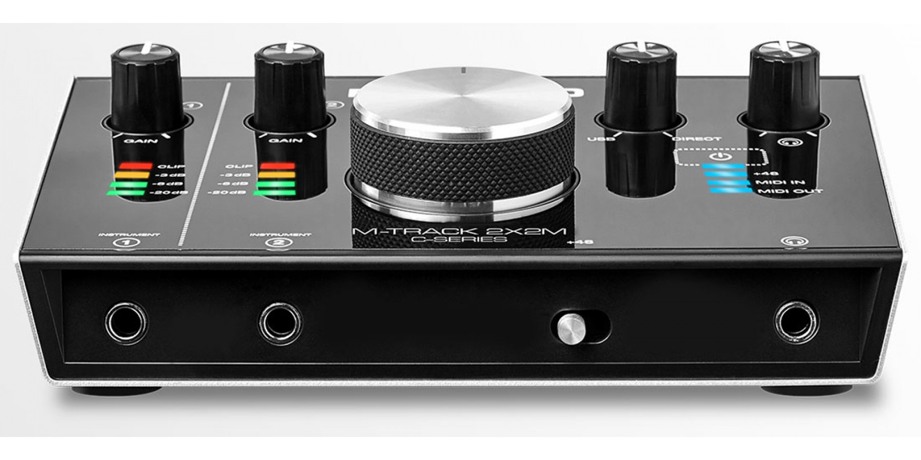 MAudio MTrack 2X2M USB Audio Interface Guitar.co.uk