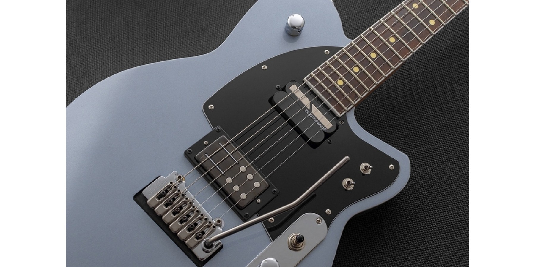 Reverend Reeves Gabrels Signature RG-SUS Sustainiac Metallic Silver ...