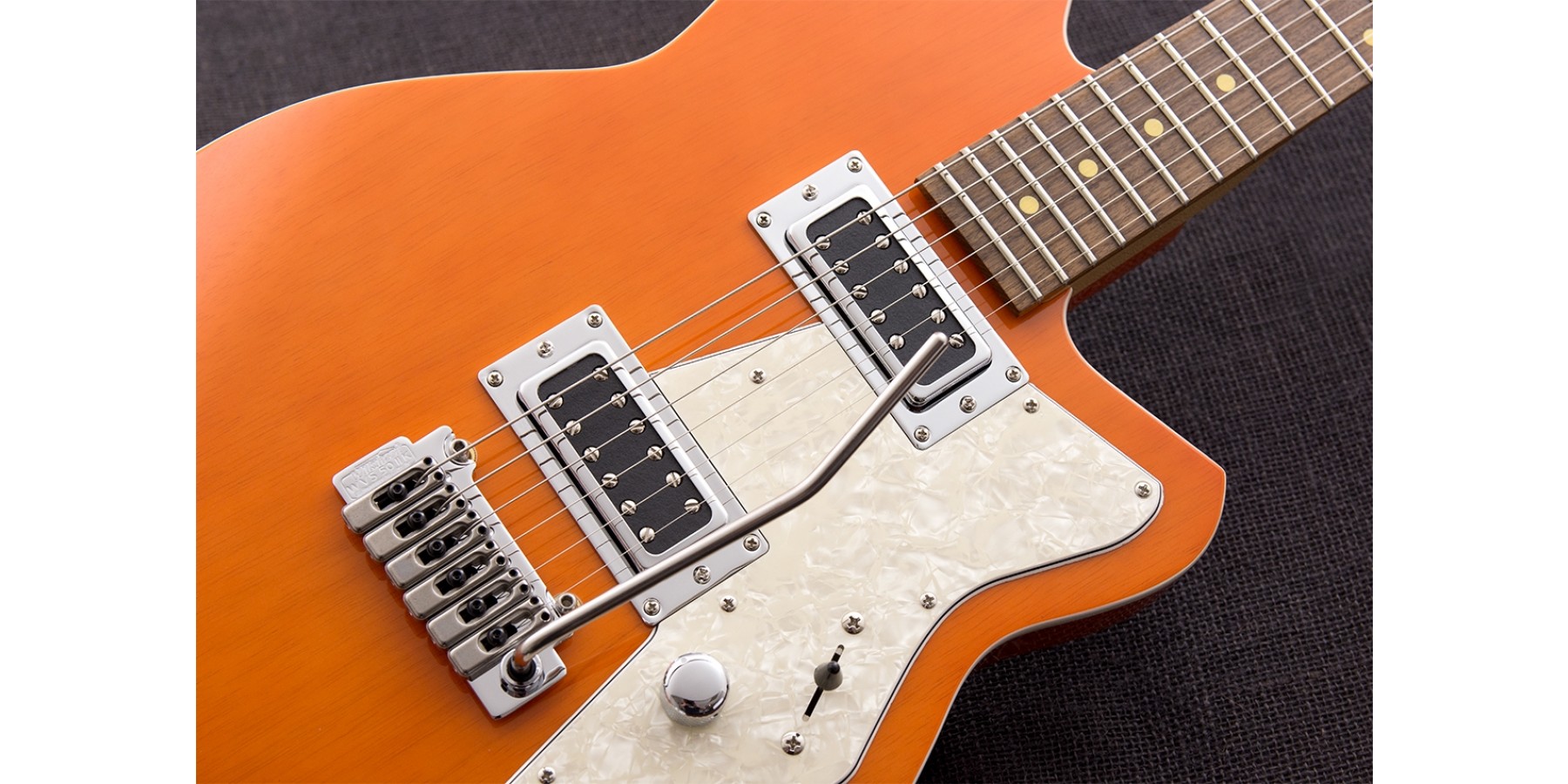 Reverend Jetstream RB Rock Orange Guitar.co.uk