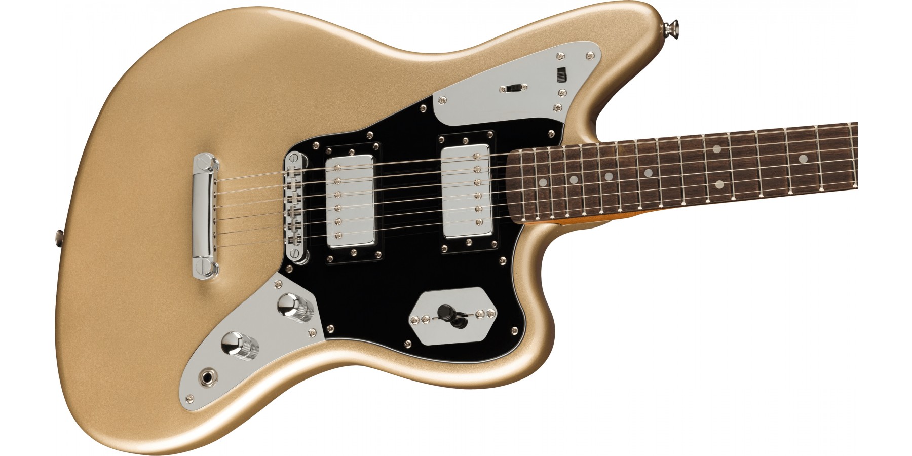 Squier Contemporary Jaguar HH ST Shoreline Gold Guitar.co.uk