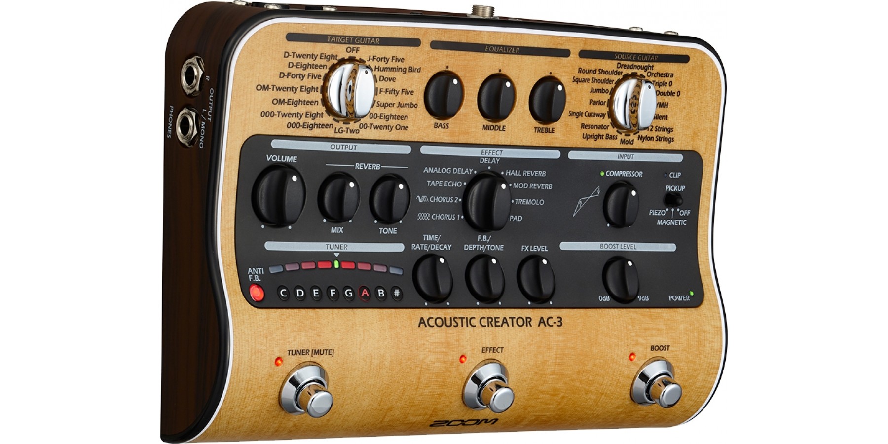 Zoom AC-3 Acoustic Creator - Guitar.co.uk