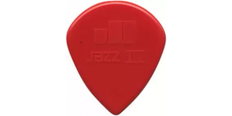 Dunlop Nylon Jazz III Red 1.38mm Plectrum Guitar Pick