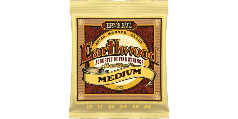 Ernie Ball Earthwood Medium 80/20 Bronze 13-56 Strings