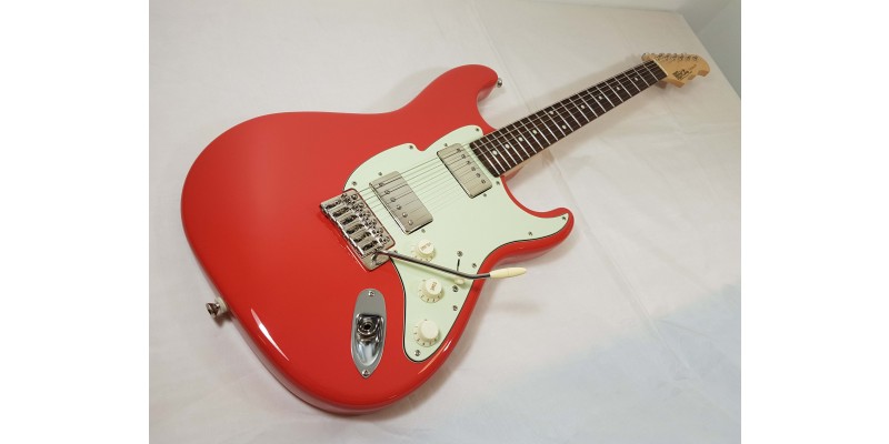 Fret King Green Label Corona 70 Coral Red Guitar
