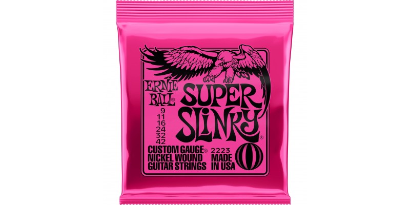 2223 Ernie Ball Super Slinky Guitar Strings