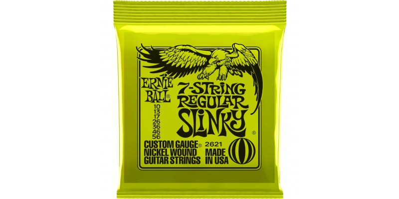 Ernie Ball 7 String Regular Slinky Nickel Wound 10-56