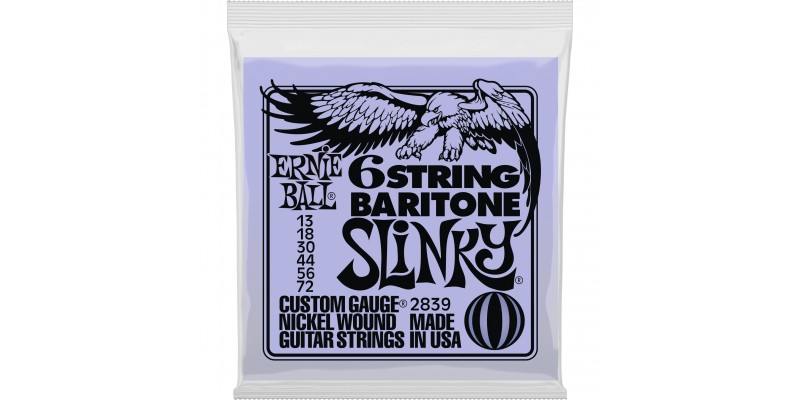 Ernie Ball 6 String Baritone Slinky Guitar Strings 2839 Merchant