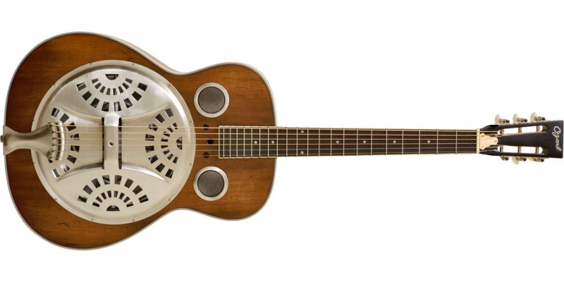 Ozark 3515DD Deluxe Wooden Spider Resonator Deluxe Distressed