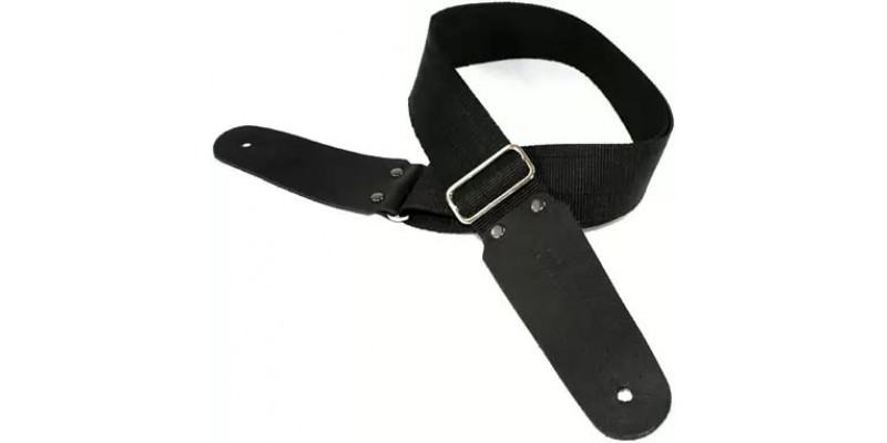 DSL 50POLY-BLACK Polypropylene Guitar Strap