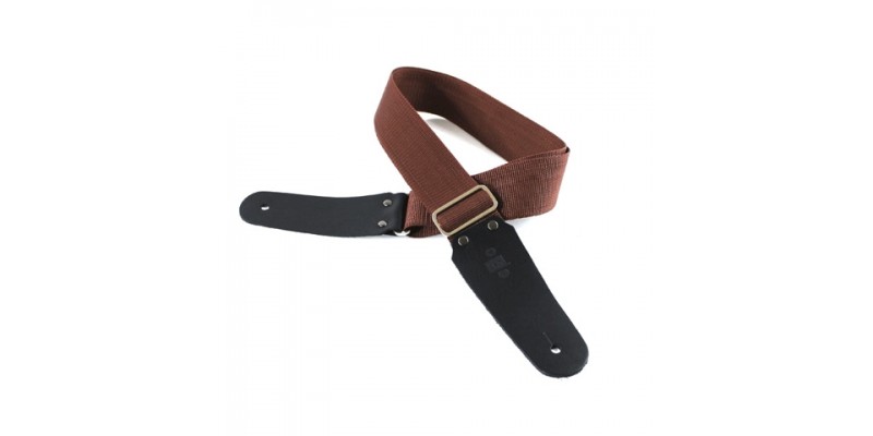 DSL 50POLY-BROWN Polypropylene Guitar Strap