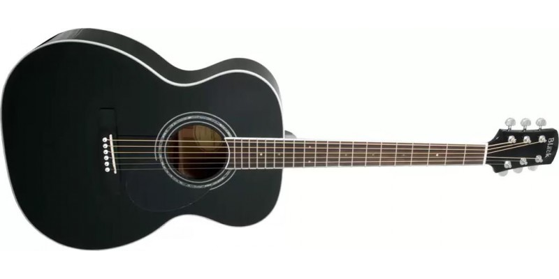 Adam Black O-5 Black Acoustic Guitar