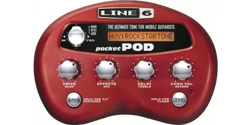 Line 6 Pocket POD Guitar Maulit Effects