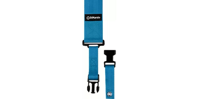 DiMarzio ClipLock Quick Release Guitar Strap 2 Inch Nylon Blue