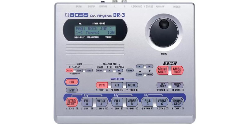 BOSS DR-3 Dr. Rhythm Drum Machine