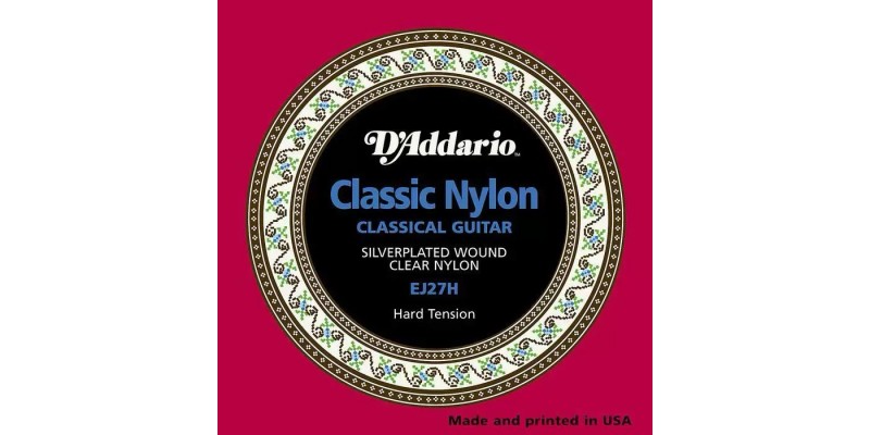 D'Addario EJ27H Student Nylon, Hard Tension Strings