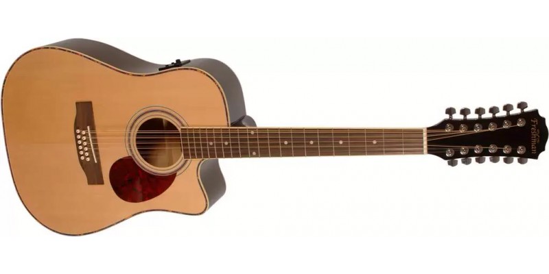 Freshman FA1DCE12 12 String Electro Acoustic Guitar
