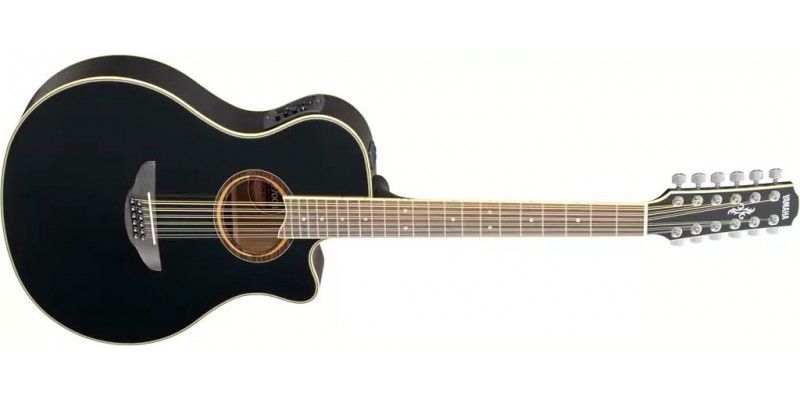 Yamaha APX700II-12 Black 12 string acoustic