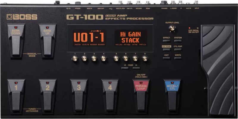 BOSS GT-100 Amp Effects Processor