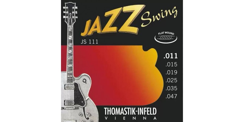 Thomastik-Infeld JS111 Light Flatwound Jazz Swing Electric Guitar Strings 11-47