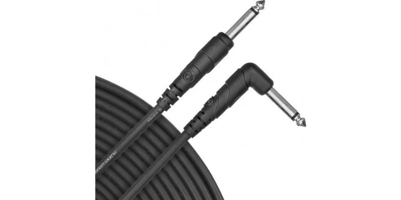 D'Addario PW-CGTRA-10 Classic Series Instrument Cable Right Angle 10 feet