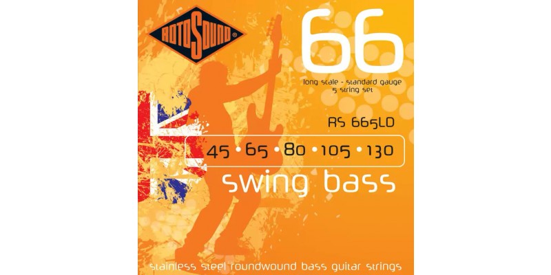 Rotosound RS665LD Swing Bass 66 5 String Set 45-130