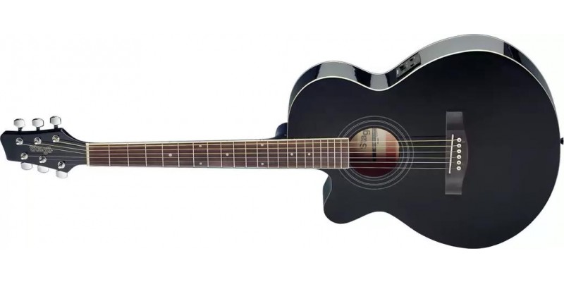 Stagg left hot sale handed acoustic guitar