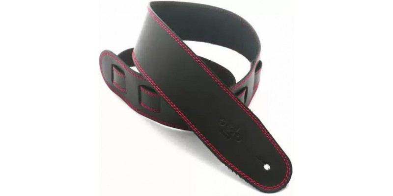 DSL SGE25-15-6 Black, Red Stitching Strap