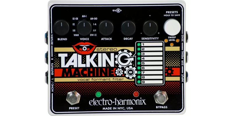 Electro-Harmonix Stereo Talking Machine Effects Pedal