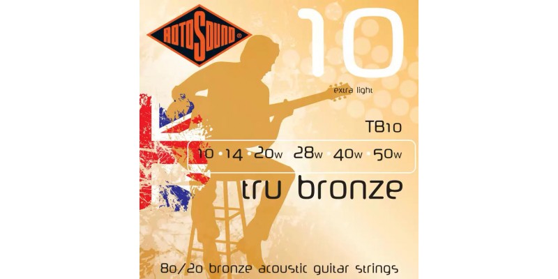 Rotosound TB10 Tru Bronze 10-50