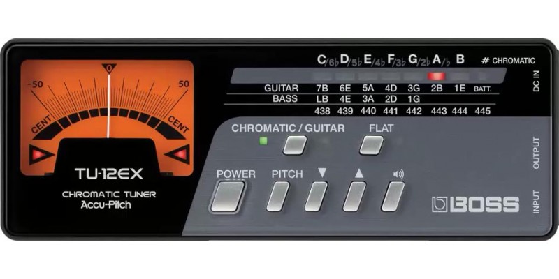 BOSS TU-12EX Chromatic Tuner
