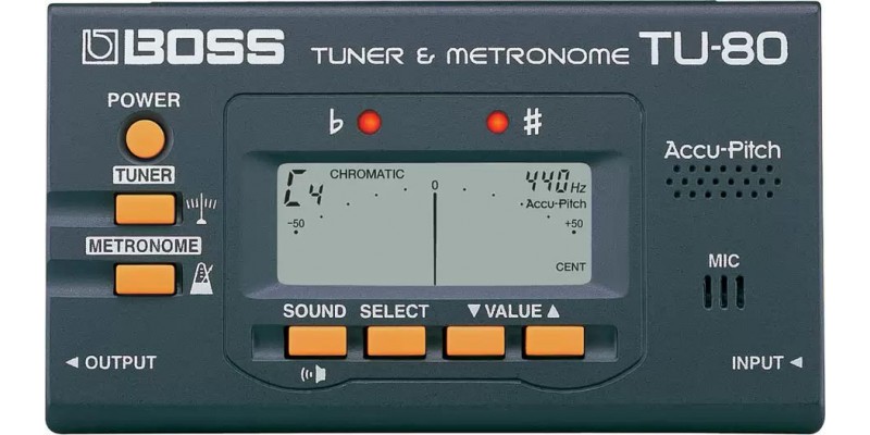 BOSS TU-80 Tuner-Metronome