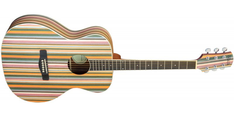 Adam Black OM-RB Acoustic Guitar Rainbow Front