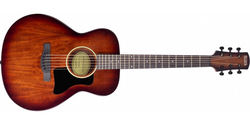Adam Black O-2TE Koa Electro Acoustic Travel Guitar