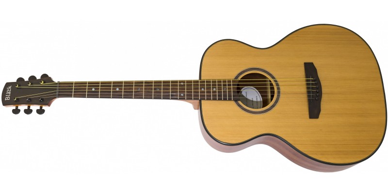 Adam Black O-3 Left Handed Acoustic Guitar Natural Front