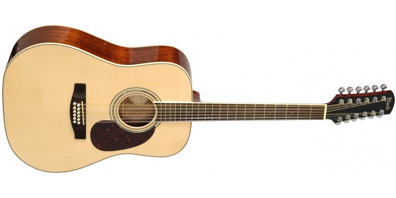 Adam Black S5 12 Natural 12 String Guitar Front