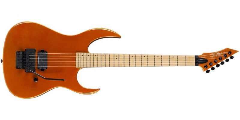 BC Rich Gunslinger Prophecy II with Floyd Rose Arancio Borealis Front