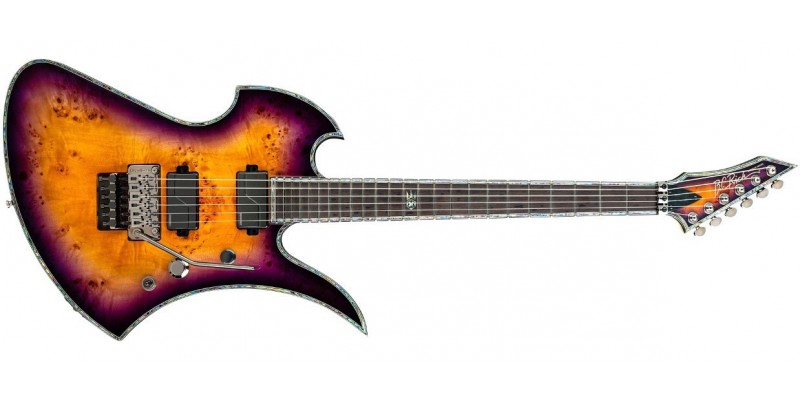 BC Rich Mockingbird Extreme Exotic with Floyd Rose Purple Haze Front