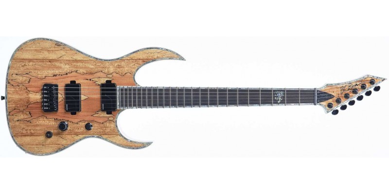 BC Rich Shredzilla Extreme Exotic Spalted Maple Front