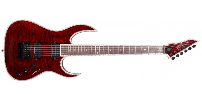 BC Rich Shredzilla Prophecy Archtop With Evertune Black Cherry