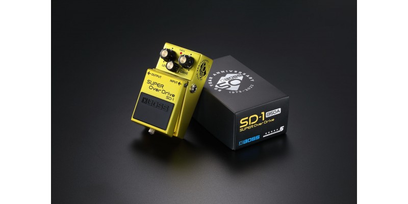 BOSS SD-1-B50A Super Overdrive 50th Anniversary Limited Edition -  Guitar.co.uk