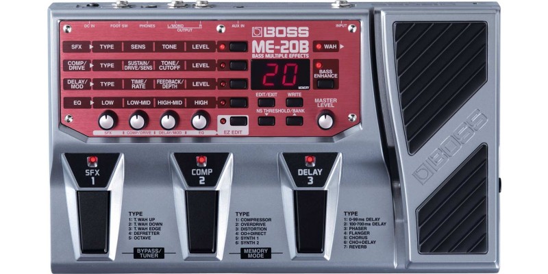 BOSS ME-20B Bass Multiple Effects