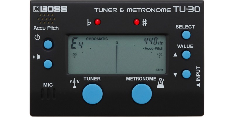 BOSS TU-30 Tuner & Metronome for Guitar