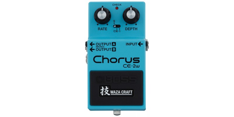 BOSS CE-2W Waza Craft Chorus Pedal Front